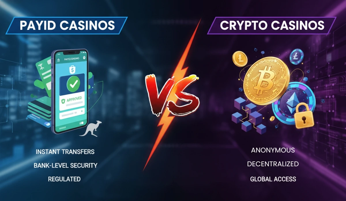 PayID vs Crypto Casinos