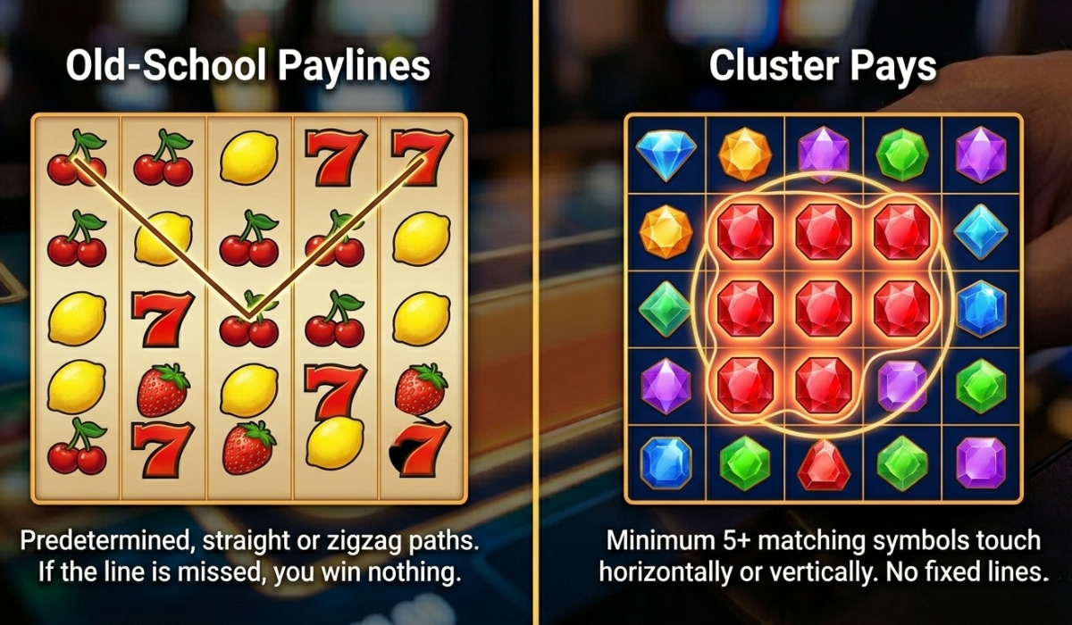 Paylines vs. Cluster Pays